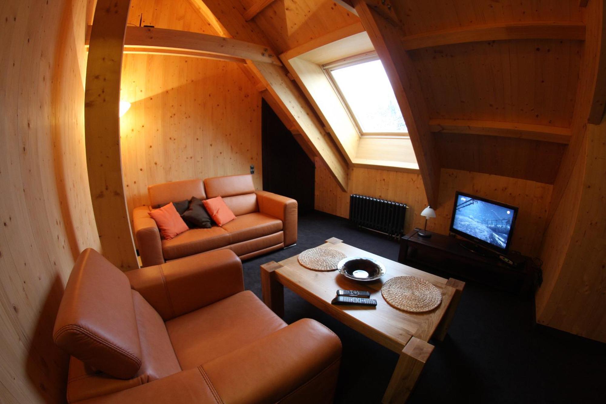 الشقق الفندقية Špindlerŭv Mlýnفي  Krakonosova Dilna "Woodhaus" المظهر الخارجي الصورة