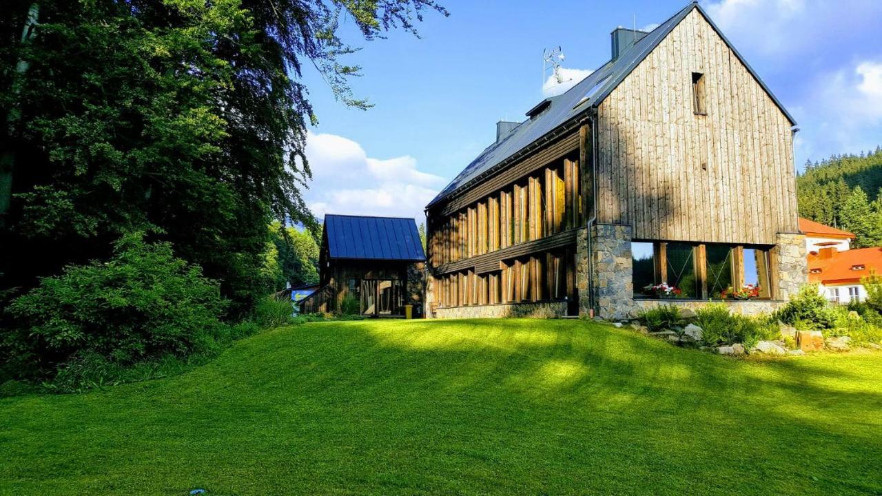 الشقق الفندقية Špindlerŭv Mlýnفي  Krakonosova Dilna "Woodhaus" المظهر الخارجي الصورة